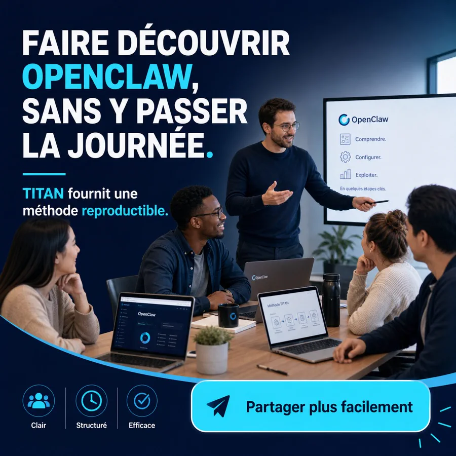 TITAN permet de découvrir OpenClaw avec une installation préparée